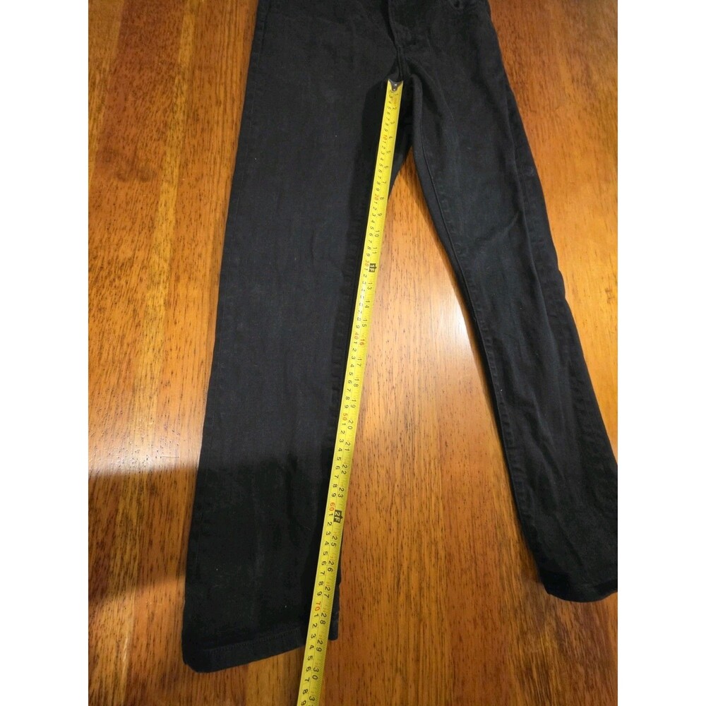 Uniqlo Mens Stretch Selvedge Slim Fit Jeans Black 30x34 Tag (Measures 29x29) EUC - Picture 6 of 9